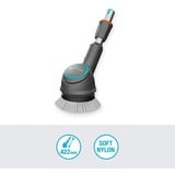 GARDENA Accessoire AquaBrush avec brosse à disque, pour le nettoyeur multi-usages sans fil AquaBrush, Brosses de lavage Gris/Turquoise, 14846-20