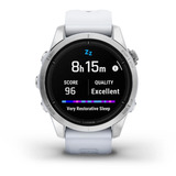Garmin epix Pro (Gen 2) Standard Edition, Smartwatch Blanc/Argent