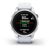 Garmin epix Pro (Gen 2) Standard Edition, Smartwatch Blanc/Argent