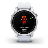 Garmin epix Pro (Gen 2) Standard Edition, Smartwatch Blanc/Argent