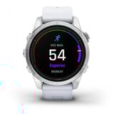 Garmin epix Pro (Gen 2) Standard Edition, Smartwatch Blanc/Argent