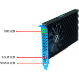 HighPoint Rocket 7604A PCIe Gen5 x16 vers 4-M.2x4 NVMe RAID, Carte RAID 