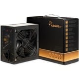 Inter-Tech Argus BPS-600 unité d'alimentation d'énergie 20+4 pin ATX ATX Noir alimentation 600 watt Noir, 4x PCIe, 600 W, 100 - 240 V, 47 - 63 Hz, 8/4 A, 100 W, 520 W