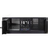 Inter-Tech  boîtier rack Noir | 2x USB-A
