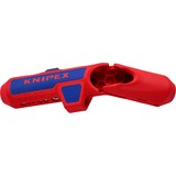 KNIPEX ErgoStrip Bleu, Rouge pince à dénuder, Abisolier et outil de démontage Rouge/Bleu, 1,3 cm, 8 mm, Plastique, Bleu, Rouge, 13,5 cm, 74 g