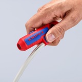 KNIPEX ErgoStrip Bleu, Rouge pince à dénuder, Abisolier et outil de démontage Rouge/Bleu, 1,3 cm, 8 mm, Plastique, Bleu, Rouge, 13,5 cm, 74 g