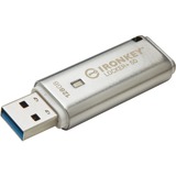 Kingston IronKey Locker+ 50 128 Go, Clé USB Aluminium