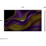 LG OLED77G57LW evo TV 77" Ultra HD OLED Argent/Noir