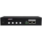 Lindy 4 Port IPower Switch multiprise Noir, Avec mesure en ligne, Commutable, 1U, Métal, Noir, 4 sortie(s) CA, Coupleur C13