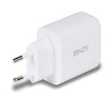 Lindy 73428 chargeur d'appareils mobiles Universel Blanc Secteur Charge rapide Intérieure Blanc, Intérieure, Secteur, 20 V, Blanc