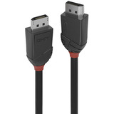 Lindy Câble DisplayPort 1.2, Black Line Noir
