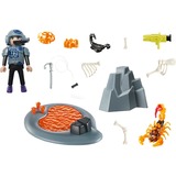 PLAYMOBIL Dino Rise - Starter Pack Agent avec Scorpion de feu, Jouets de construction 70909