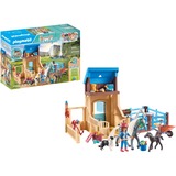 PLAYMOBIL Horses of Waterfall - Amelia & Whisper avec box pour chevaux, Jouets de construction 71353