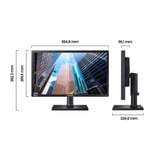 Samsung S24E650BW Generalüberholt 24" Moniteur  Noir (Mat)