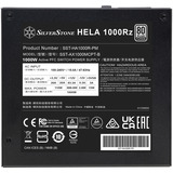 SilverStone HELA 1000Rz alimentation modulaire 1000 watt Noir, 1x 12V-2x6, 5x PCIe