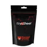 Thermal Grizzly KryoSheet, Pad Thermique Anthracite, 25 x 25 mm