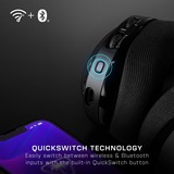 Turtle Beach Casque gaming amplifié multiplateforme sans fil Stealth 600 pour PC, PS5, PS4, Nintendo Switch et mobile - Bluetooth, 80 heures de batterie, microphone antibruit désactivable par basculement et Waves 3D Audio – Noir  over-ear Noir, PS5, PS4, Nintendo Switch et mobile - Bluetooth, 80 heures de batterie, microphone antibruit désactivable par basculement et Waves 3D Audio – Noir, Sans fil, Gaming, 20 - 20000 Hz, Casque, Noir