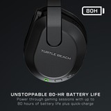 Turtle Beach Casque gaming amplifié multiplateforme sans fil Stealth 600 pour PC, PS5, PS4, Nintendo Switch et mobile - Bluetooth, 80 heures de batterie, microphone antibruit désactivable par basculement et Waves 3D Audio – Noir  over-ear Noir, PS5, PS4, Nintendo Switch et mobile - Bluetooth, 80 heures de batterie, microphone antibruit désactivable par basculement et Waves 3D Audio – Noir, Sans fil, Gaming, 20 - 20000 Hz, Casque, Noir