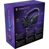Turtle Beach Stealth 600 Noir PC Casque Gaming sans Fil w/ 80hr Batterie, Écouteurs de 50mm et Bluetooth pour PC, PS5, PS4 et Mobile  over-ear Noir, Écouteurs de 50mm et Bluetooth pour PC, PS5, PS4 et Mobile, Sans fil, Gaming, 20 - 20000 Hz, Casque, Noir