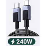 UGREEN 45067 câble USB 1 m USB C 240 W Noir, Gris Noir/gris, 1 m, USB C, USB C, Noir, Gris