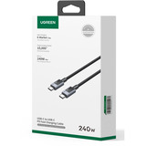 UGREEN 45067 câble USB 1 m USB C 240 W Noir, Gris Noir/gris, 1 m, USB C, USB C, Noir, Gris