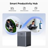 UGREEN DH4300 Plus NAS Mini Tower 8 Go LPPDDR4X UGOS Pro Gris Noir, NAS, Mini Tower, 8 Go, LPPDDR4X, UGOS Pro, Gris