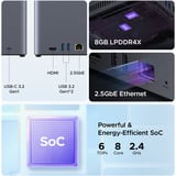 UGREEN DH4300 Plus NAS Mini Tower 8 Go LPPDDR4X UGOS Pro Gris Noir, NAS, Mini Tower, 8 Go, LPPDDR4X, UGOS Pro, Gris