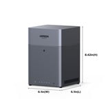 UGREEN DH4300 Plus NAS Mini Tower 8 Go LPPDDR4X UGOS Pro Gris Noir, NAS, Mini Tower, 8 Go, LPPDDR4X, UGOS Pro, Gris