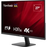 ViewSonic VA VA2708-4K-HD écran plat de PC 68,6 cm (27") 3840 x 2160 pixels 4K Ultra HD LED Noir Moniteur  Noir (Mat), 68,6 cm (27"), 3840 x 2160 pixels, 4K Ultra HD, LED, 4 ms, Noir