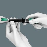 Wera 8100 SA/SC 2 Jeu de douilles Zyklop, Set d'outils Noir/Vert, Clé à cliquet de 43 pièces avec tête pivotante