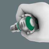 Wera 8100 SA/SC 2 Jeu de douilles Zyklop, Set d'outils Noir/Vert, Clé à cliquet de 43 pièces avec tête pivotante