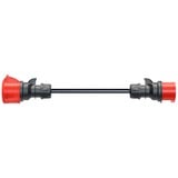 go-e Adaptateur pour Gemini flex 22 kW, CEE rouge triphasé 32A > CEE rouge 16A Noir