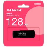 ADATA UC310 lecteur USB flash 128 Go USB Type-A 3.2 Gen 1 (3.1 Gen 1) Noir, Clé USB Noir, 128 Go, USB Type-A, 3.2 Gen 1 (3.1 Gen 1), 100 Mo/s, Pivotant, Noir