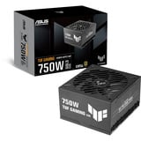 ASUS TUF Gaming 850W Gold EVO alimentation modulaire 750 watt Noir, 1x 12V-2x6, 2x PCIe