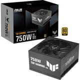 ASUS TUF Gaming Gold EVO alimentation modulaire 750 watt Noir, 1x 12V-2x6, 2x PCIe