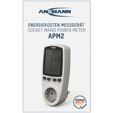 Ansmann Appareil de mesure de consommation d'énergie / puissance APM2 Blanc