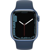 Apple Watch Series 7, Smartwatch bleu/bleu foncé, 41 mm, Aluminium, Wifi, Cellulaire
