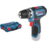 Bosch GSR 12V-15 FC Professional Sans clé 600 g Noir, Bleu, Tournevis Bleu/Noir, Perceuse à poignée pistolet, Sans clé, Noir, Bleu, 1 cm, 3 cm, 1 cm