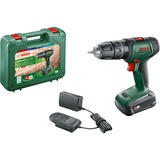 Bosch UniversalImpact 18V 1450 tr/min Sans clé 1,3 kg Noir, Vert, Rouge, Perceuse/visseuse Vert/Noir, Perceuse à poignée pistolet, Sans clé, 1 cm, 1450 tr/min, 3 cm, 1 cm