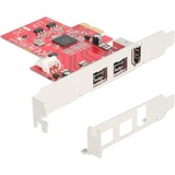 DeLOCK PCIe x1 > 2x FireWire 800 + 1x FireWire 400, Carte d'interface 