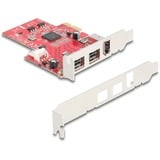 DeLOCK PCIe x1 > 2x FireWire 800 + 1x FireWire 400, Carte d'interface 
