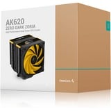 DeepCool AK620 ZERO DARK ZORIA, Refroidisseur CPU Noir/Orange