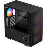 DeepCool CH560 Digital boîtier midi tower Noir | 1x USB-A | 1x USB-C | RGB | Verre Trempé