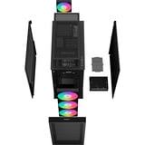 DeepCool CH560 Digital boîtier midi tower Noir | 1x USB-A | 1x USB-C | RGB | Verre Trempé