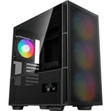DeepCool CH560 Digital boîtier midi tower Noir | 1x USB-A | 1x USB-C | RGB | Verre Trempé