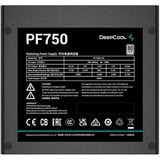 DeepCool PF750 alimentation 750 watt Noir, 2x PCIe