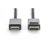 Digitus Câble adaptateur DisplayPort > HDMI, UHD 4K Noir