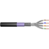 Digitus Câble d'enfouissement professionnel Cat.7 S/FTP, simplex, PE Noir