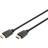 Digitus Câble de connexion HDMI Premium High Speed, avec Ethernet, UHD 4K Noir