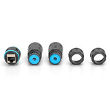 Digitus Coupleur de connexion extérieure CAT.6A, IP68, RJ-45, Raccord Noir
